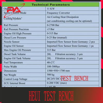 JZ326A Diesel Test Bench , High Speed Steel Heui Injector Test Bench